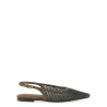 'Precious Net Embroidery' slingback