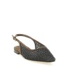 'Precious Net Embroidery' slingback