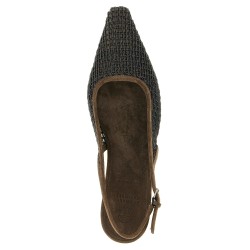 'Precious Net Embroidery' slingback