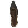 'Precious Net Embroidery' slingback