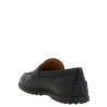 Hammered leather loafers
