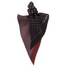 Paisley print double-sided scarf
