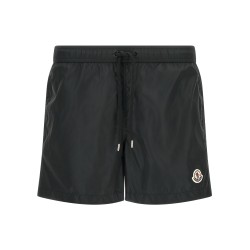 Logo patch swim shorts