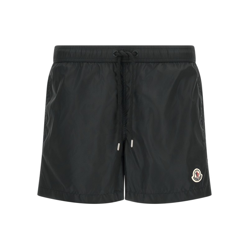 Logo patch swim shorts