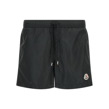 Logo patch swim shorts