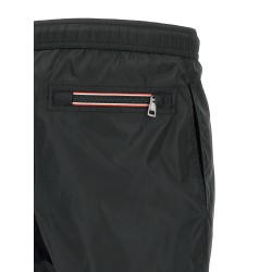 Logo patch swim shorts