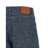 Chambray denim shorts