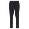 Logo patch joggers
