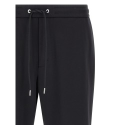 Logo patch joggers