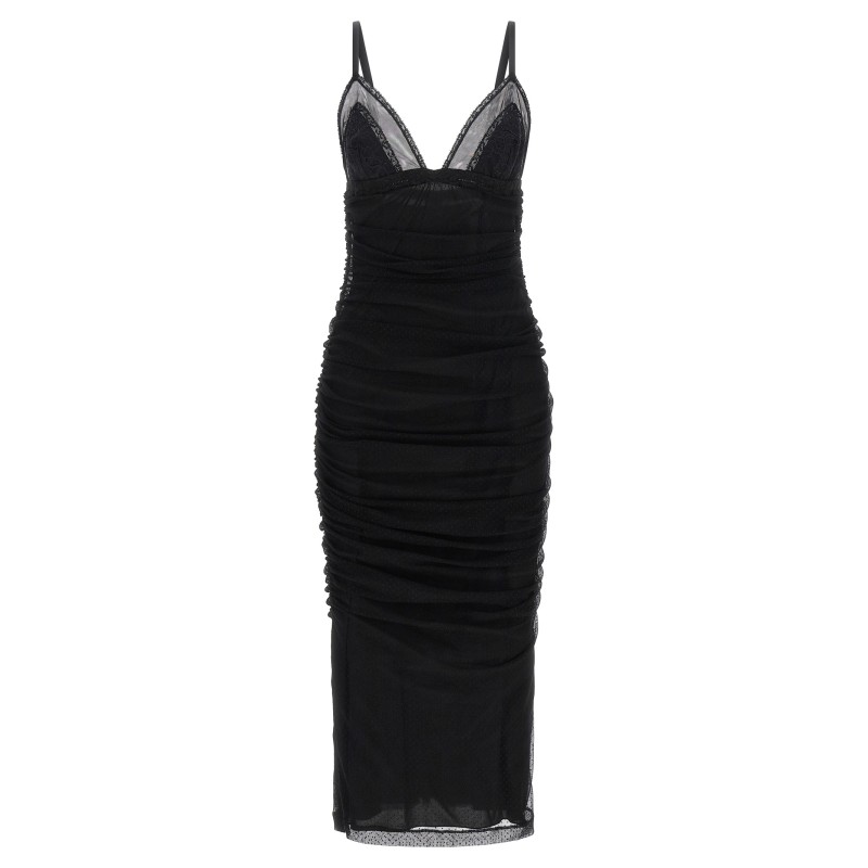 Longuette slip dress