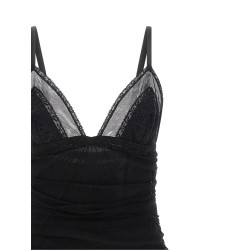Longuette slip dress