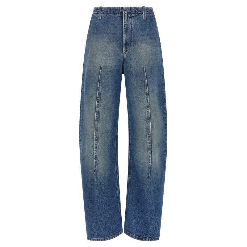 Vertical pinch jeans