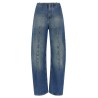 Vertical pinch jeans