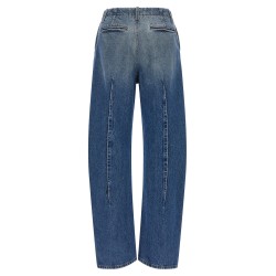 Vertical pinch jeans