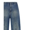 Vertical pinch jeans