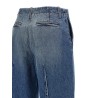 Vertical pinch jeans