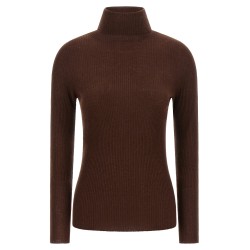 Ribbed turtleneck sweater
