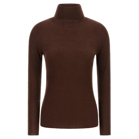 Ribbed turtleneck sweater