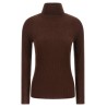 Ribbed turtleneck sweater