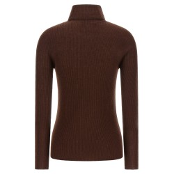 Ribbed turtleneck sweater