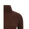 Ribbed turtleneck sweater
