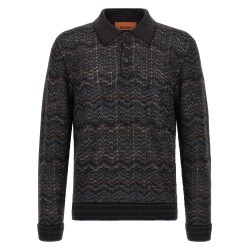 Knitted polo shirt