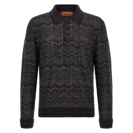 Knitted polo shirt
