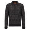 Knitted polo shirt