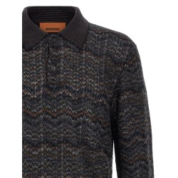 Knitted polo shirt