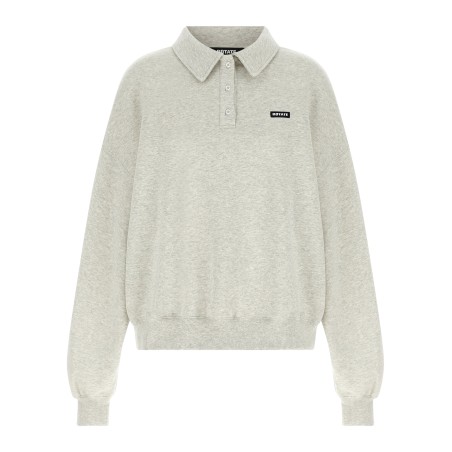 Fleece polo shirt