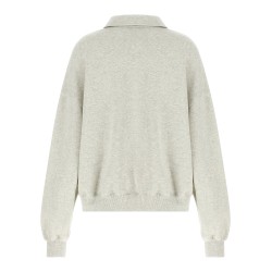 Fleece polo shirt