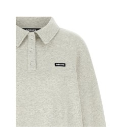 Fleece polo shirt