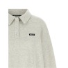 Fleece polo shirt