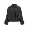 Blouson leather jacket