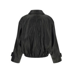 Blouson leather jacket