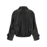 Blouson leather jacket