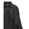 Blouson leather jacket