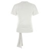 Draped detail T-shirt