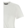 Draped detail T-shirt