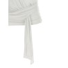 Draped detail T-shirt