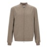 Light flannel bomber jacket
