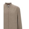 Light flannel bomber jacket