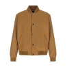 Monogram sleeve bomber jacket