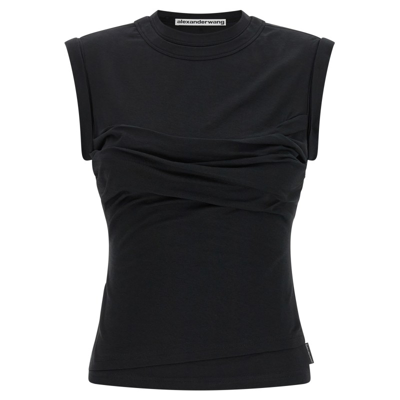 'Twisted Bust Layered Tank' top