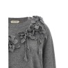 Embroidered flower sweater