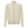 Shaved knit cardigan