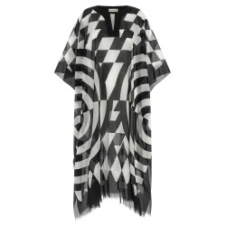 Caftan with print