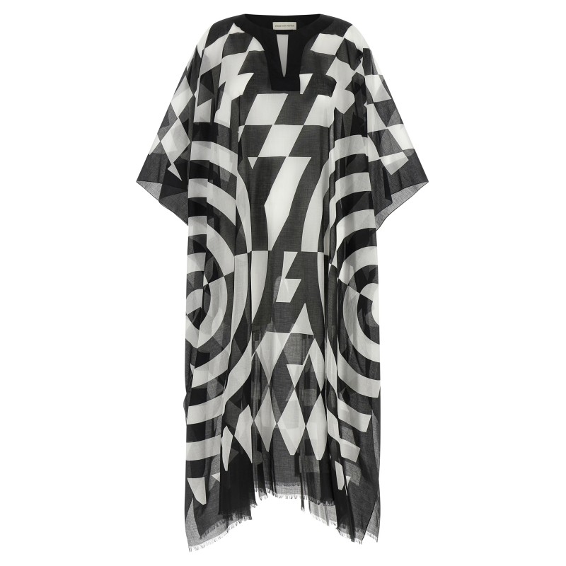 Caftan with print