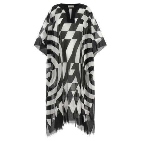 Caftan with print