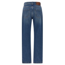 Straight leg jeans